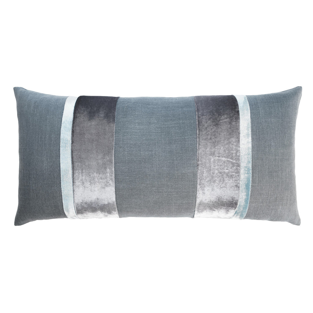 Dusk Linen Stripe Oblong 12' x 24" Pillow