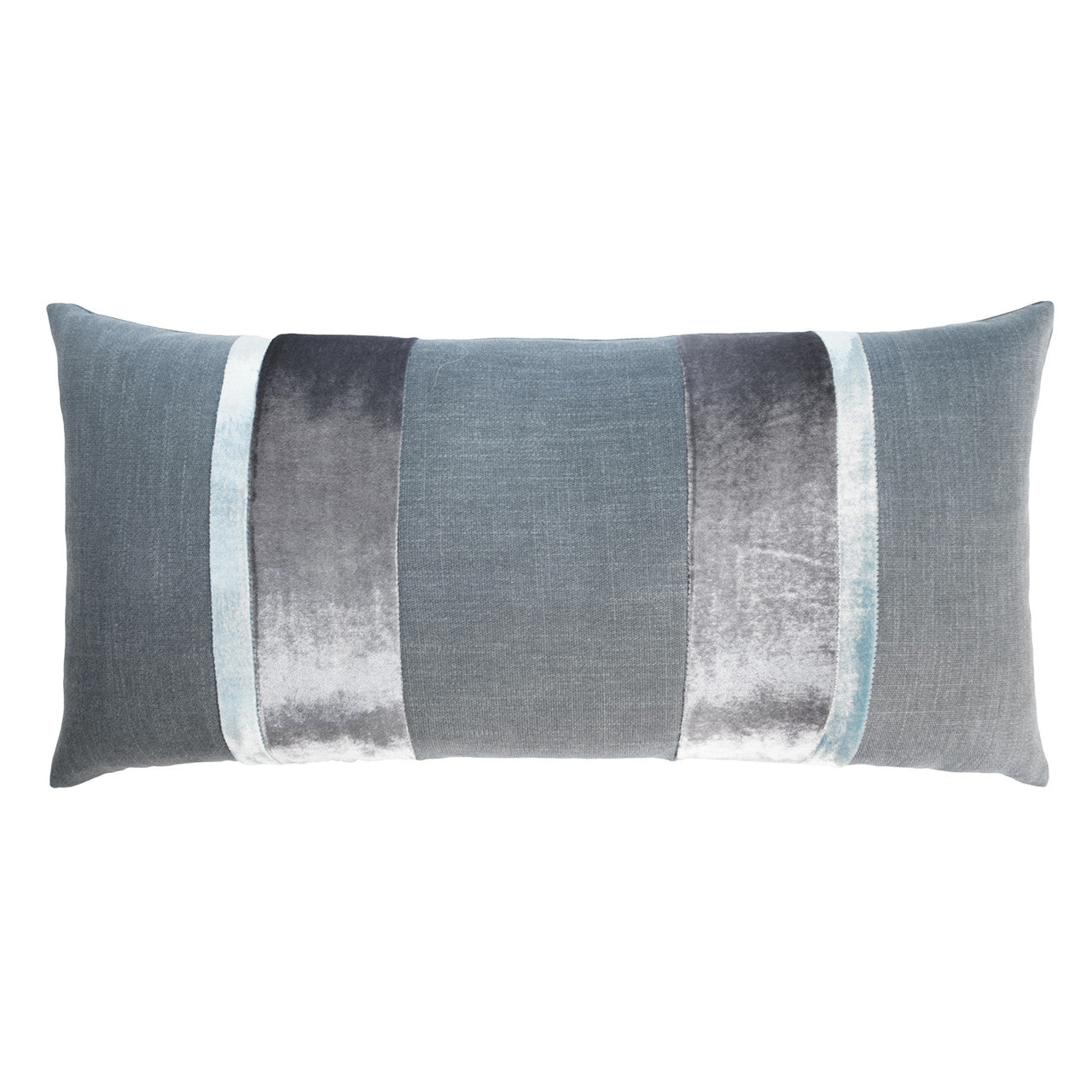 Dusk Linen Stripe Oblong 12' x 24" Pillow