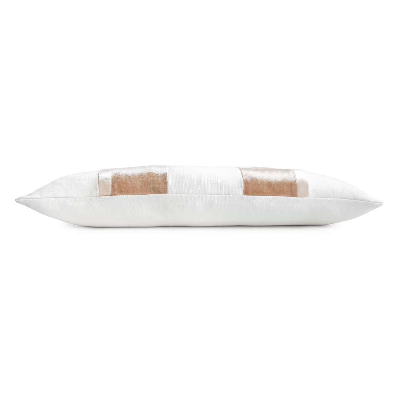Latte Linen Stripe Oblong 12' x 24" Pillow