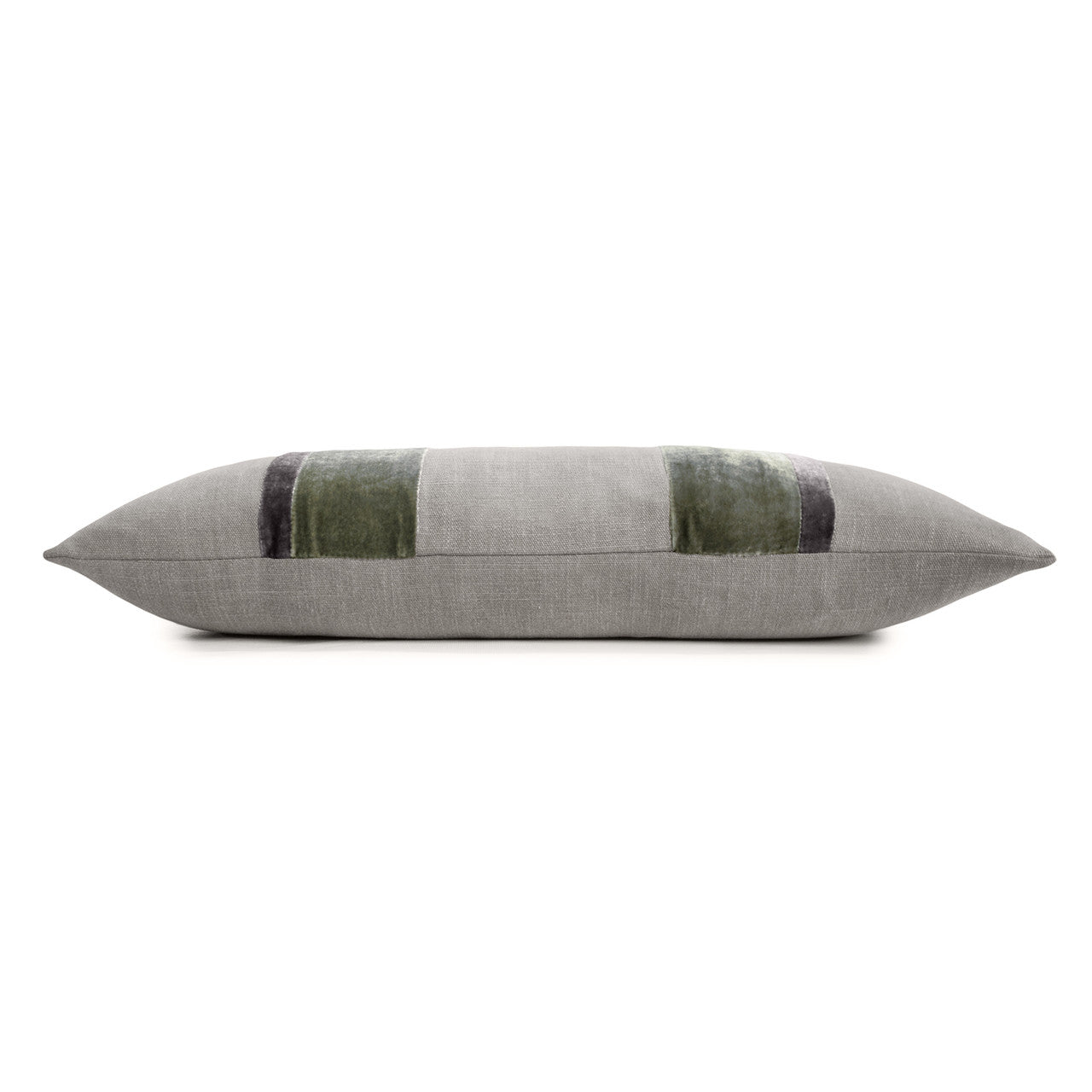 Oregano Linen Stripe Oblong 12' x 24" Pillow