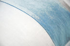 Robin's Egg Linen Stripe Oblong 12' x 24" Pillow