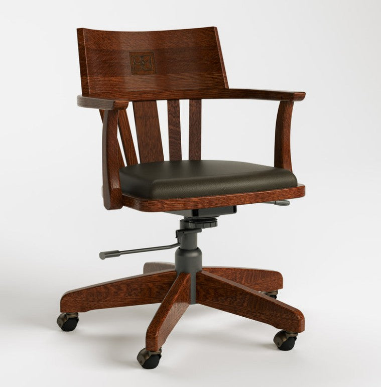 LaSalle Swivel Desk Chair by Stickley