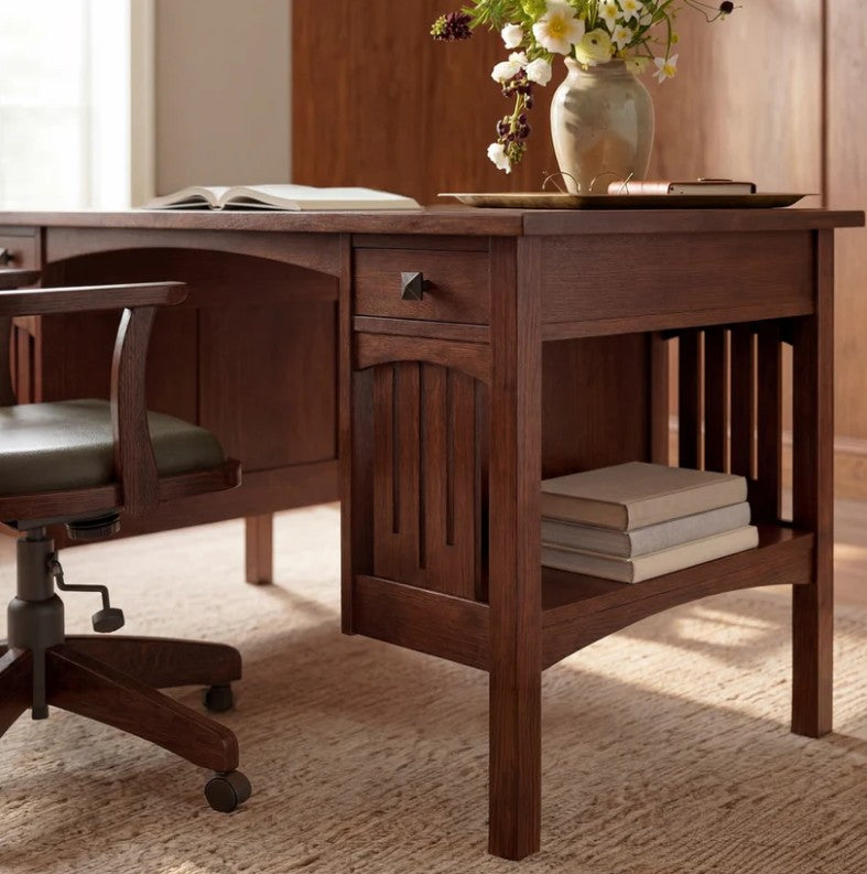 LaSalle Swivel Desk Chair by Stickley