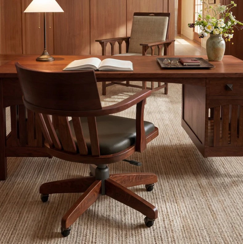 LaSalle Swivel Desk Chair by Stickley