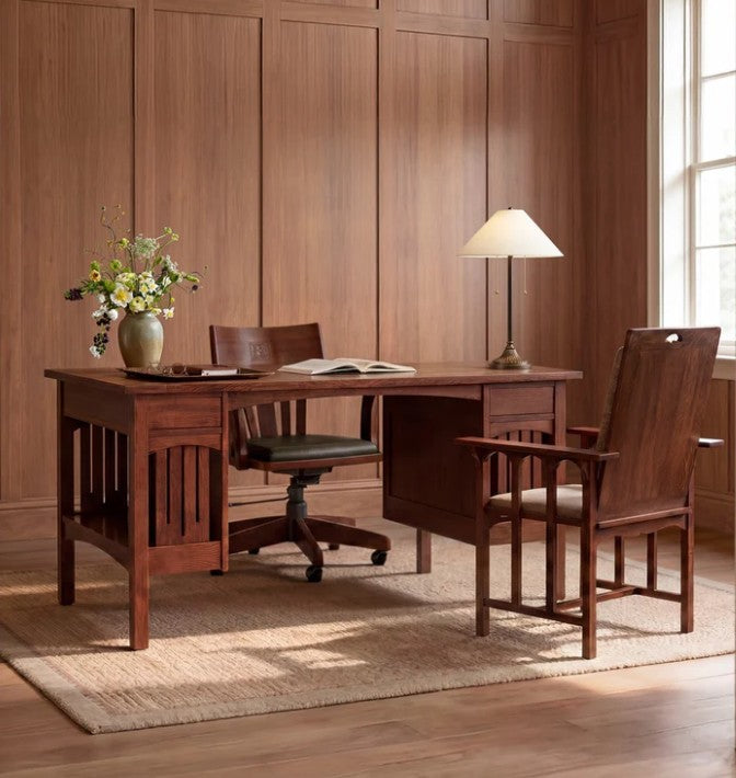 LaSalle Swivel Desk Chair by Stickley