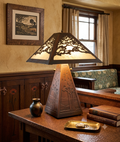 Landscape Table Lamp with Alternate shade by James Mattson