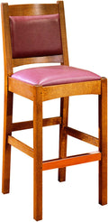 Upholstered Back Stool by Stickley