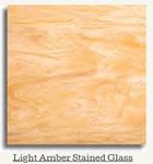 Light Amber Stained Glass