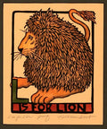 L is for Lion Print
