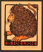 L is for Lion Print