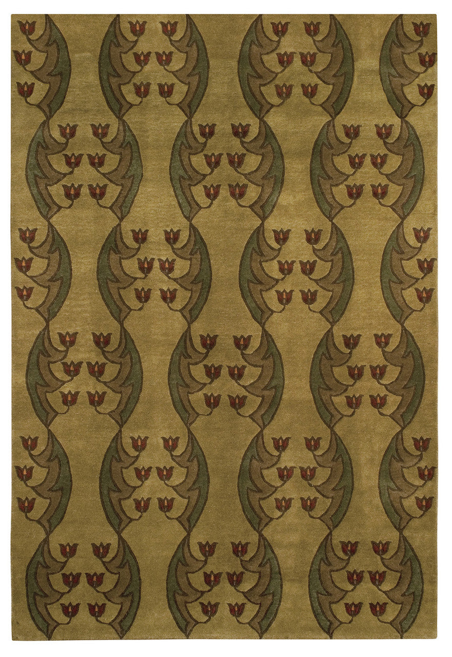 Light Tulip Fest Stickley Rug