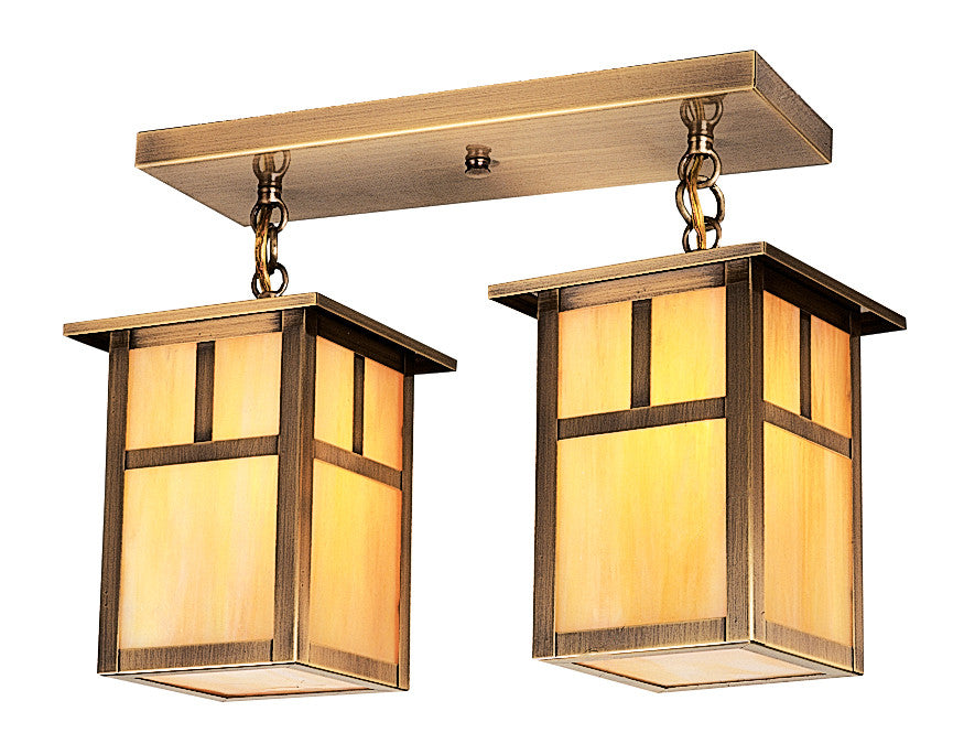 Mission 2 Light Ceiling Mount MCM-6/2T