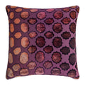 Mod Fretwork Velvet Pillow By Kevin O'Brien Studio