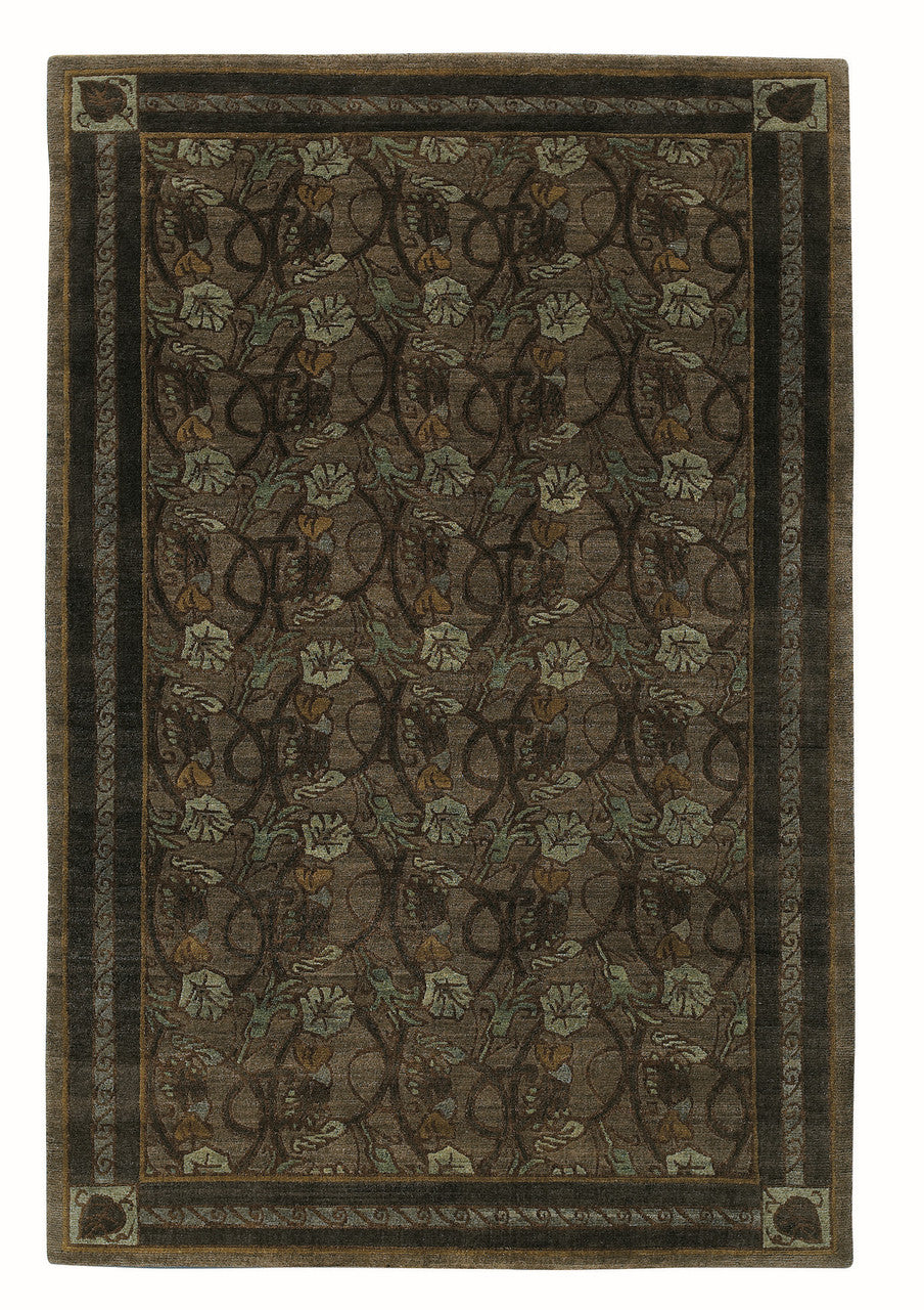 Craftsman Morning Glory Earth Rug