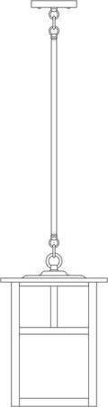 Mission Stem Hung Pendant MSH-10T