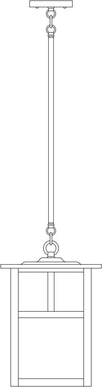 Mission Stem Hung Pendant MSH-10T