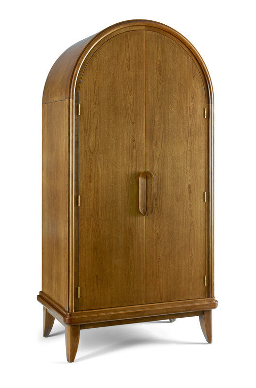 Martine Arced Stickley Bar Cabinet