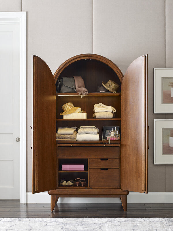 Martine Arced Wardrobe by Stickley