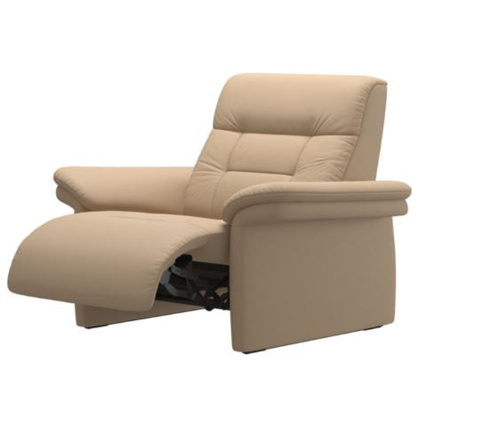 Stressless Mary V2 Upholstered Power Sofa with Adjustable Headrest