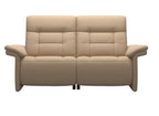 Stressless Mary V2 Upholstered Power Loveseat with Adjustable Headrest