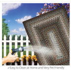 Midnight Moon Outdoor Braided Rug
