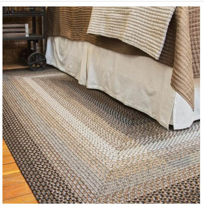 Midnight Moon Outdoor Braided Rug