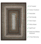 Midnight Moon Outdoor Braided Rug