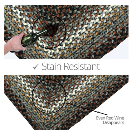 Midnight Moon Outdoor Braided Rug