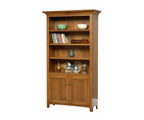 Millstone Class B Bookcase with Wooden Bottom Doors