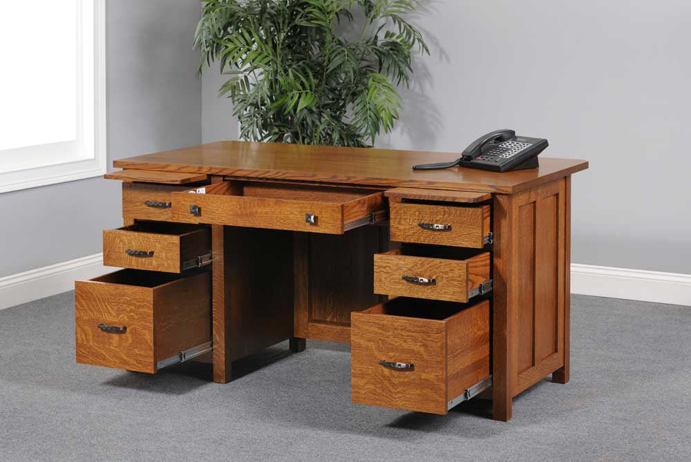 Coventry Mission 60"W  Executive Desk 16-960-YT