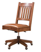 Mission Armless Swivel Desk Chair By Stickley
