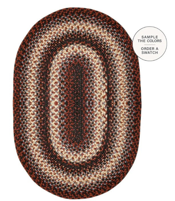 Montgomery Black Braided Outdoor Rug