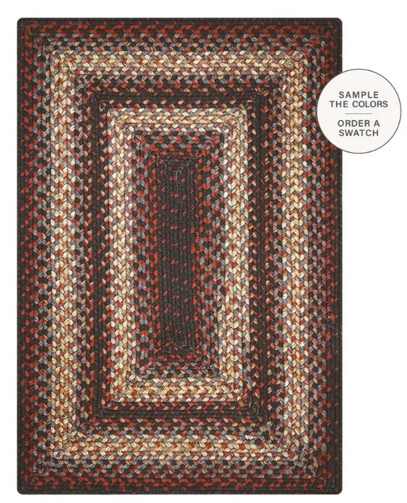 Montgomery Black Braided Outdoor Rug
