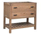 Open Shelf Bathroom Vanity Base
