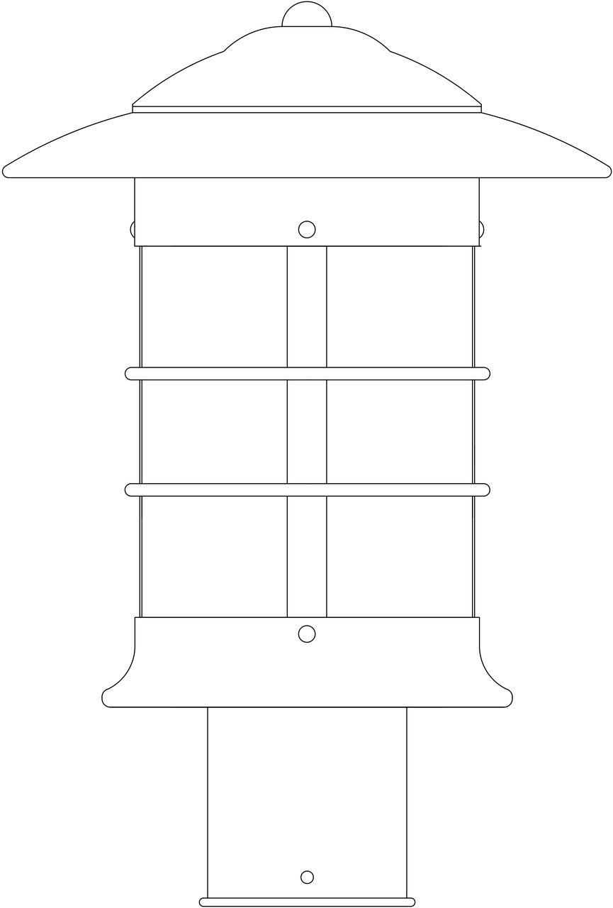 Newport Post Mount Fixture NP-9