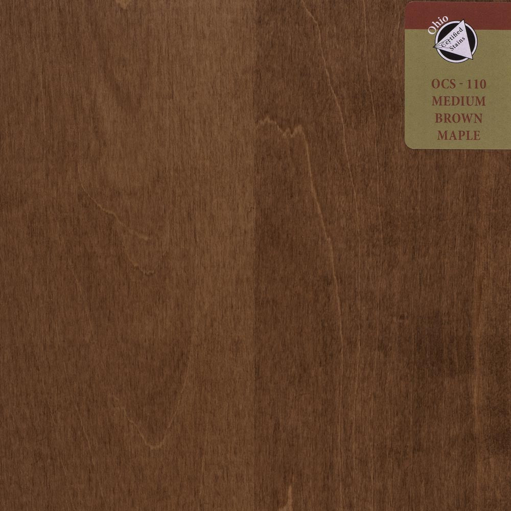 OCS 110 - MEDIUM - Brown Maple Sample
