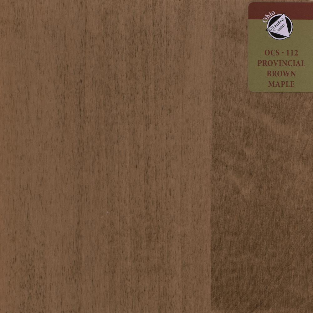 OCS 112 - PROVINCIAL - Brown Maple Sample