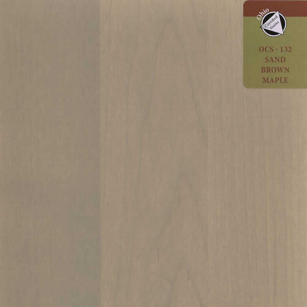 OCS 132 - SAND - Brown Maple Sample