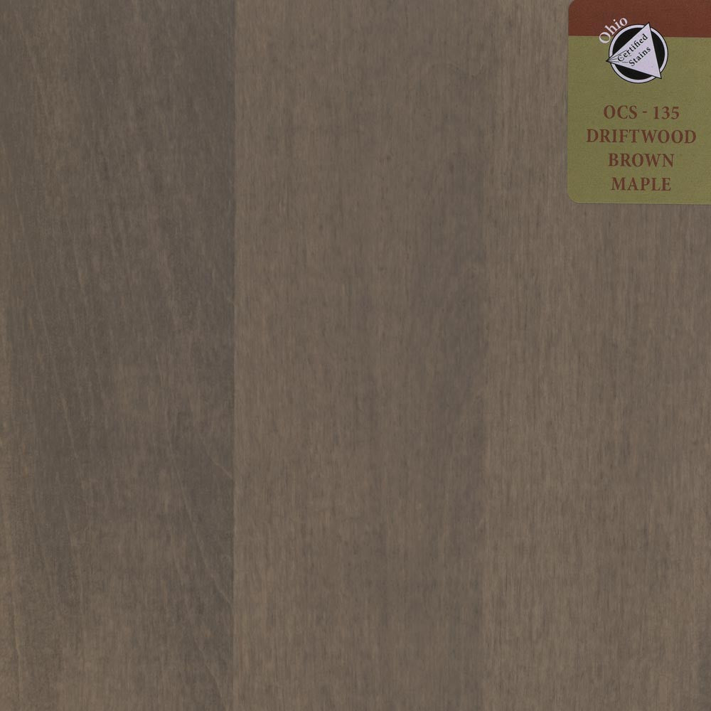 OCS 135 - DRIFTWOOD - Brown Maple Sample
