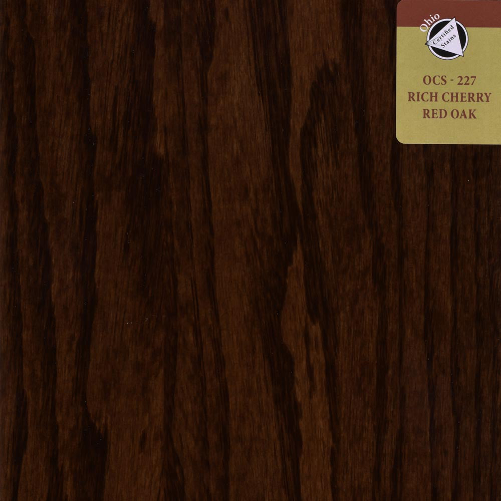 OCS 227 - Rich Cherry - Red Oak Sample