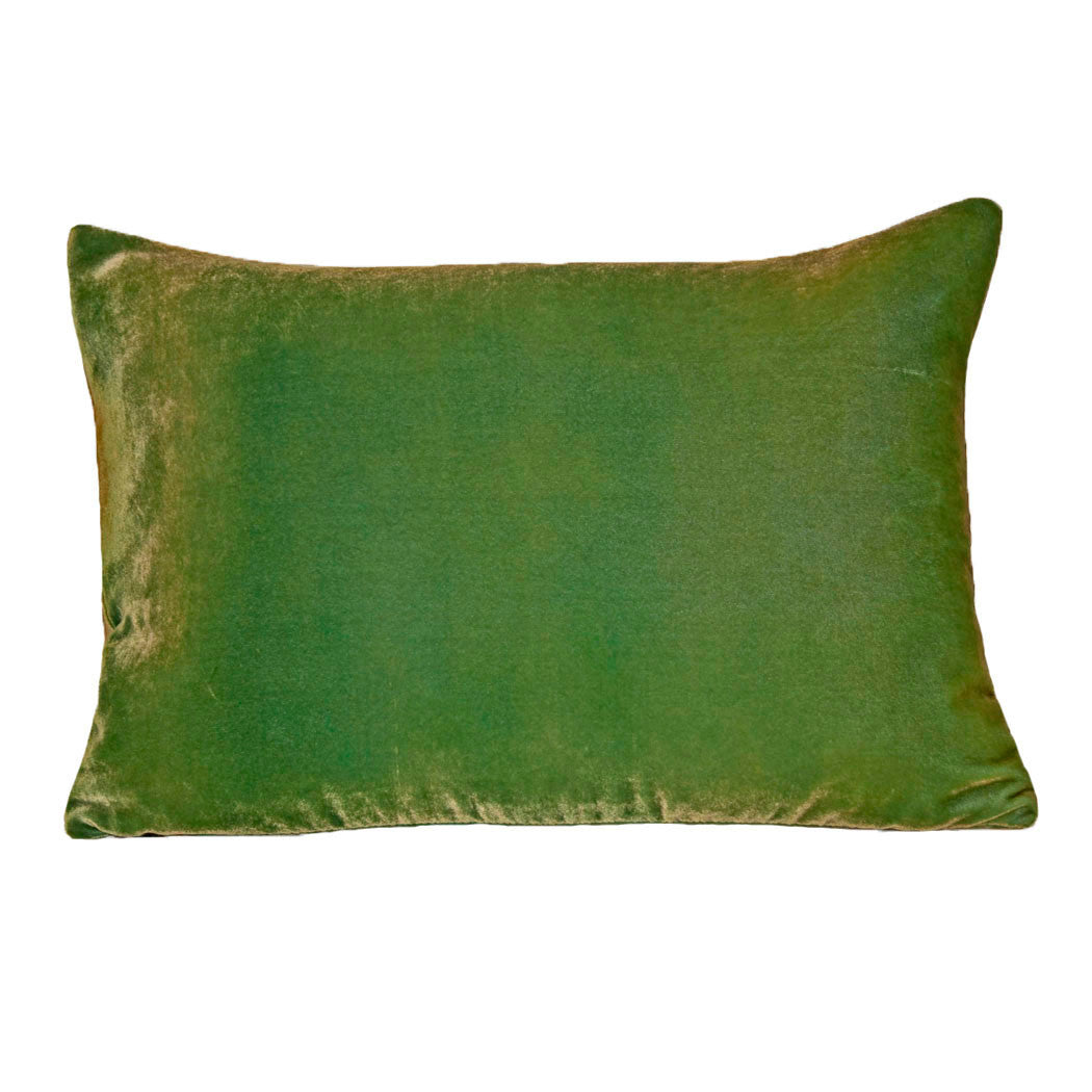 Grass Ombre Velvet Pillow By Kevin O'Brien Studio