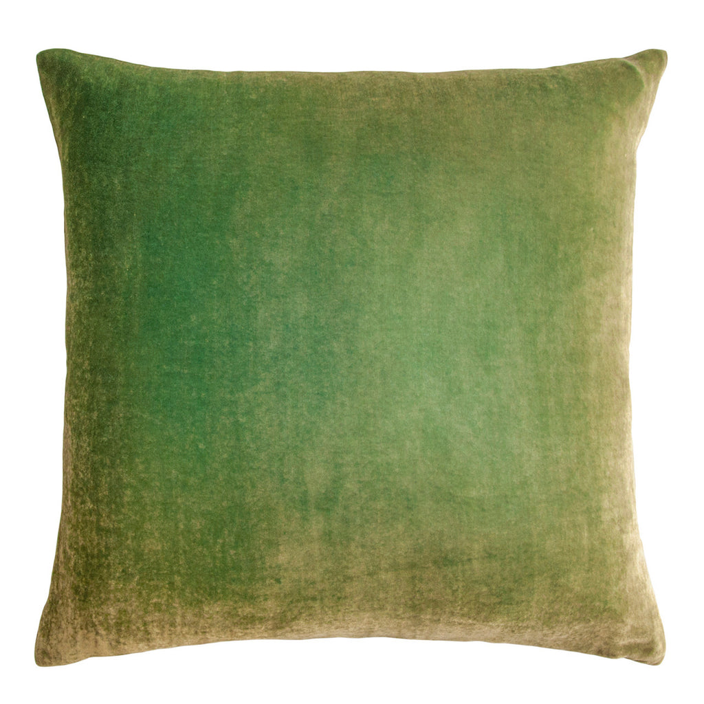 Grass Ombre Velvet Pillow By Kevin O'Brien Studio