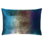 Peacock Ombre Velvet Pillow By Kevin O'Brien Studio