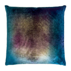 Peacock Ombre Velvet Pillow By Kevin O'Brien Studio