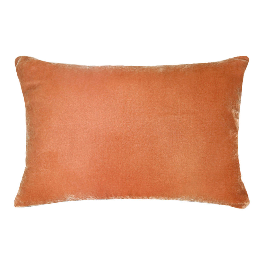 Mango Ombre Velvet Pillow By Kevin O'Brien Studio