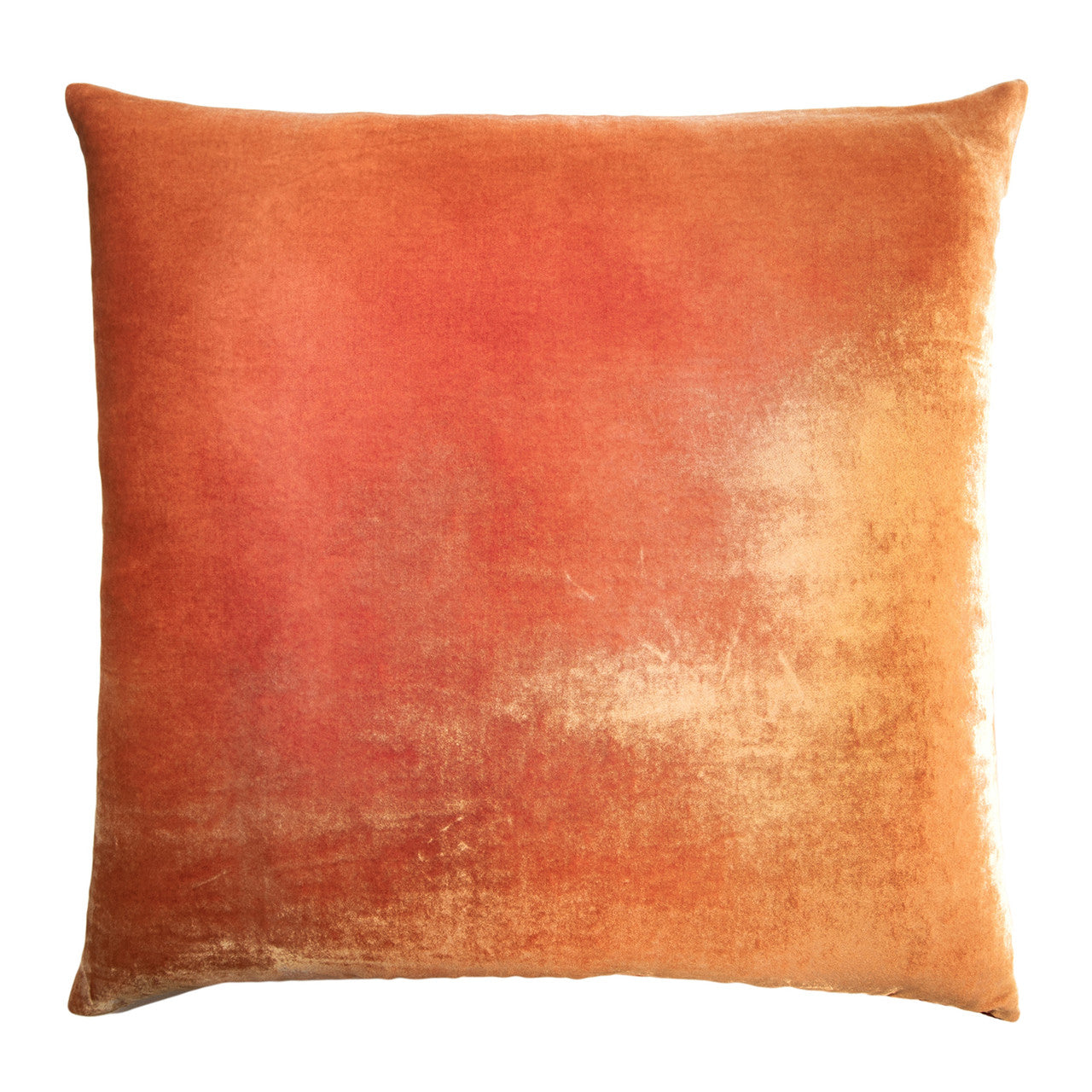 Mango Ombre Velvet Pillow By Kevin O'Brien Studio