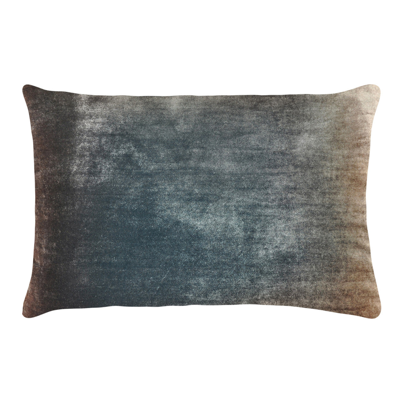 Gunmetal Ombre Velvet Pillow By Kevin O'Brien Studio