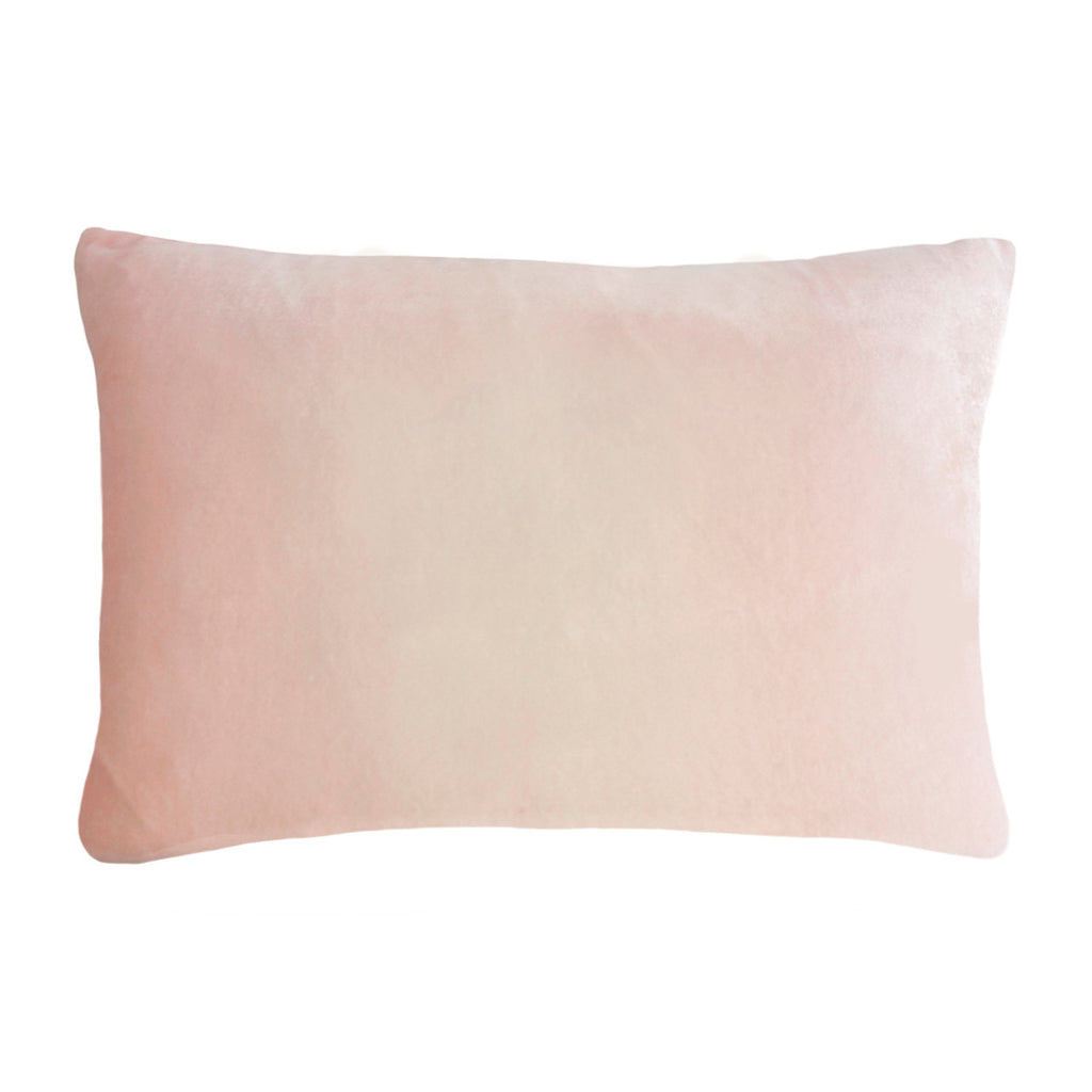 Blush Ombre Velvet Pillow By Kevin O'Brien Studio