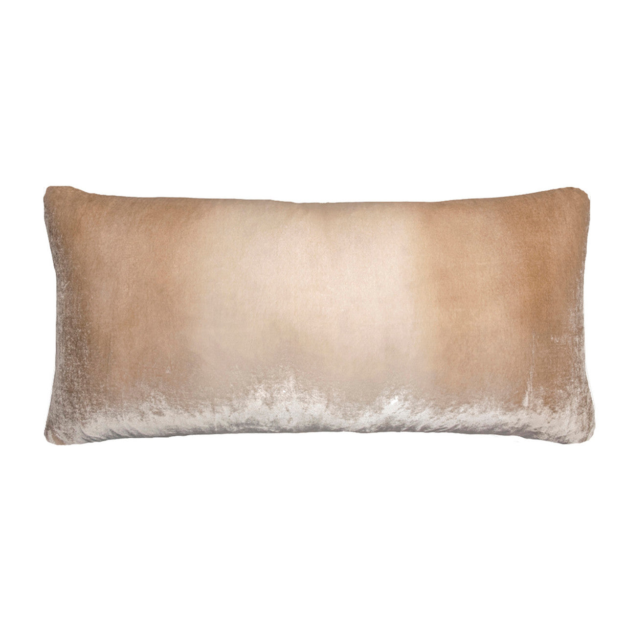 Latte Ombre Velvet Pillow By Kevin O'Brien Studio