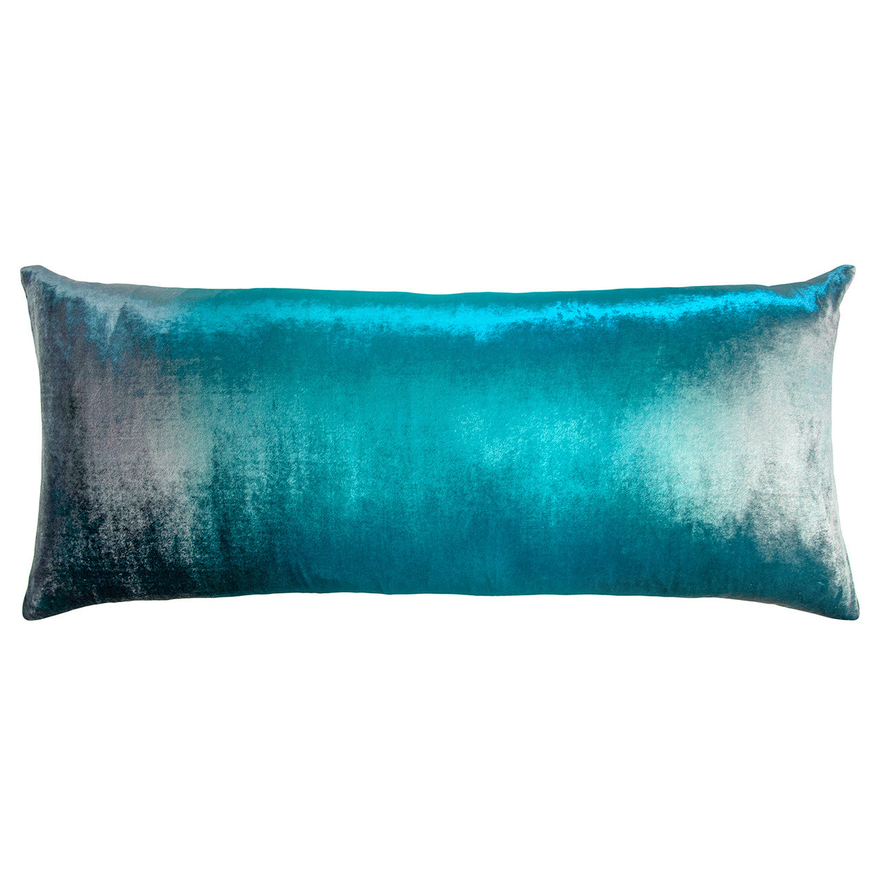 Pacific Ombre Velvet Pillow By Kevin O'Brien Studio